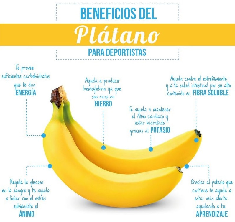 7 beneficios del plátano