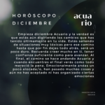 Acuario - Horóscopo mes de diciembre 2022