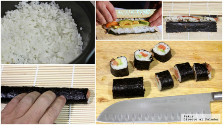 Receta fácil para preparar sushi en casa