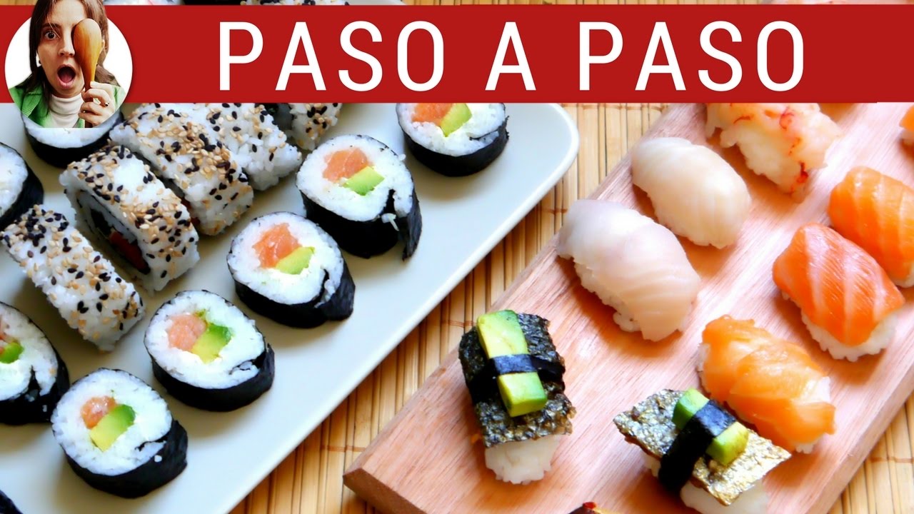 Receta fácil para preparar sushi en casa